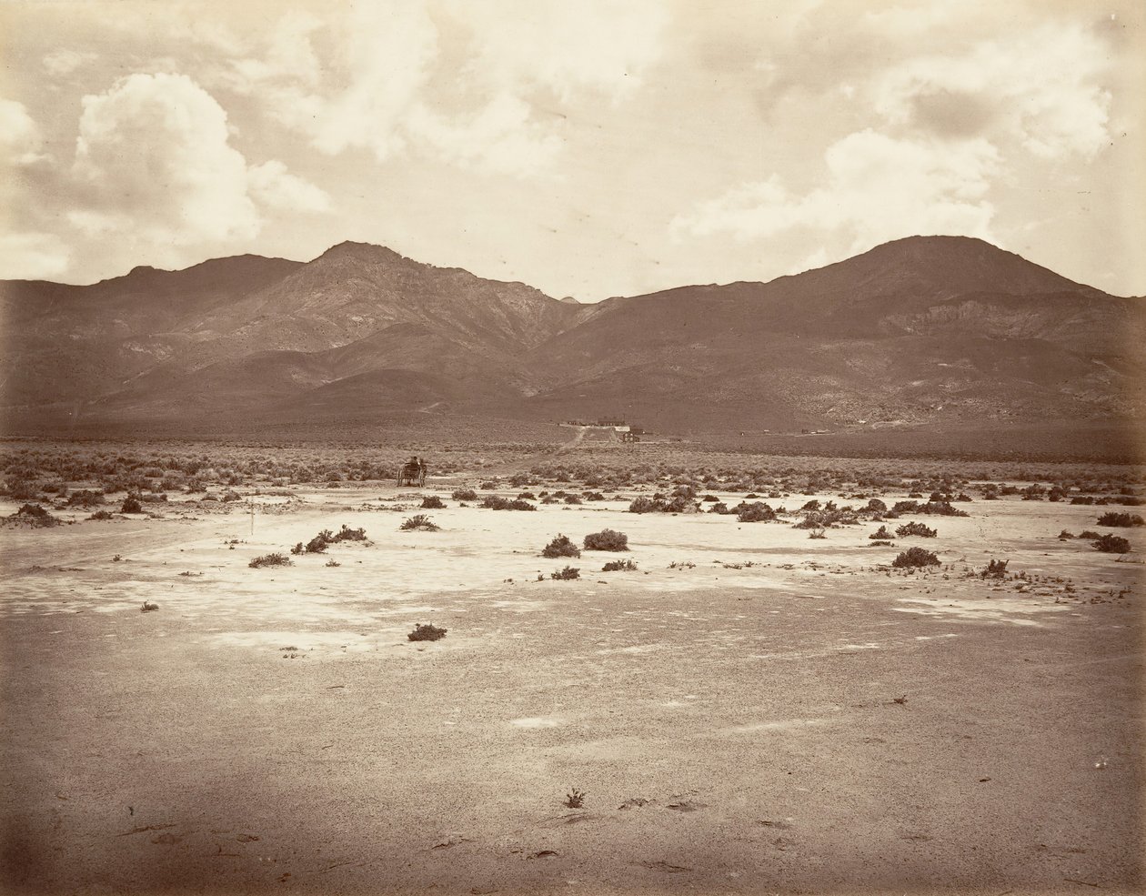 Road View to Sutro Tunnel, 1875, trykt ca. 1876. av Carleton Emmons Watkins