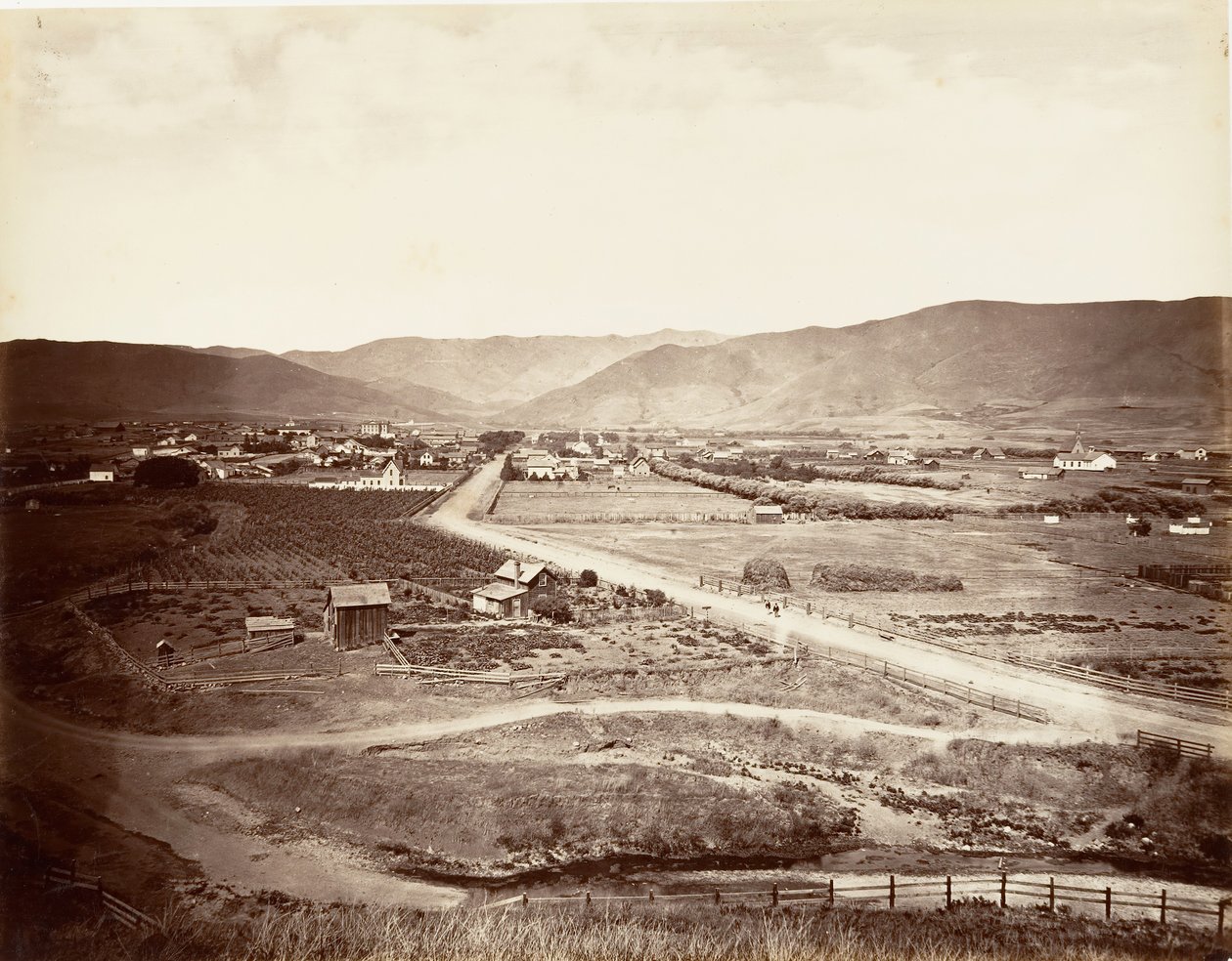 St. Louis, 1876, trykt ca. 1876. av Carleton Emmons Watkins