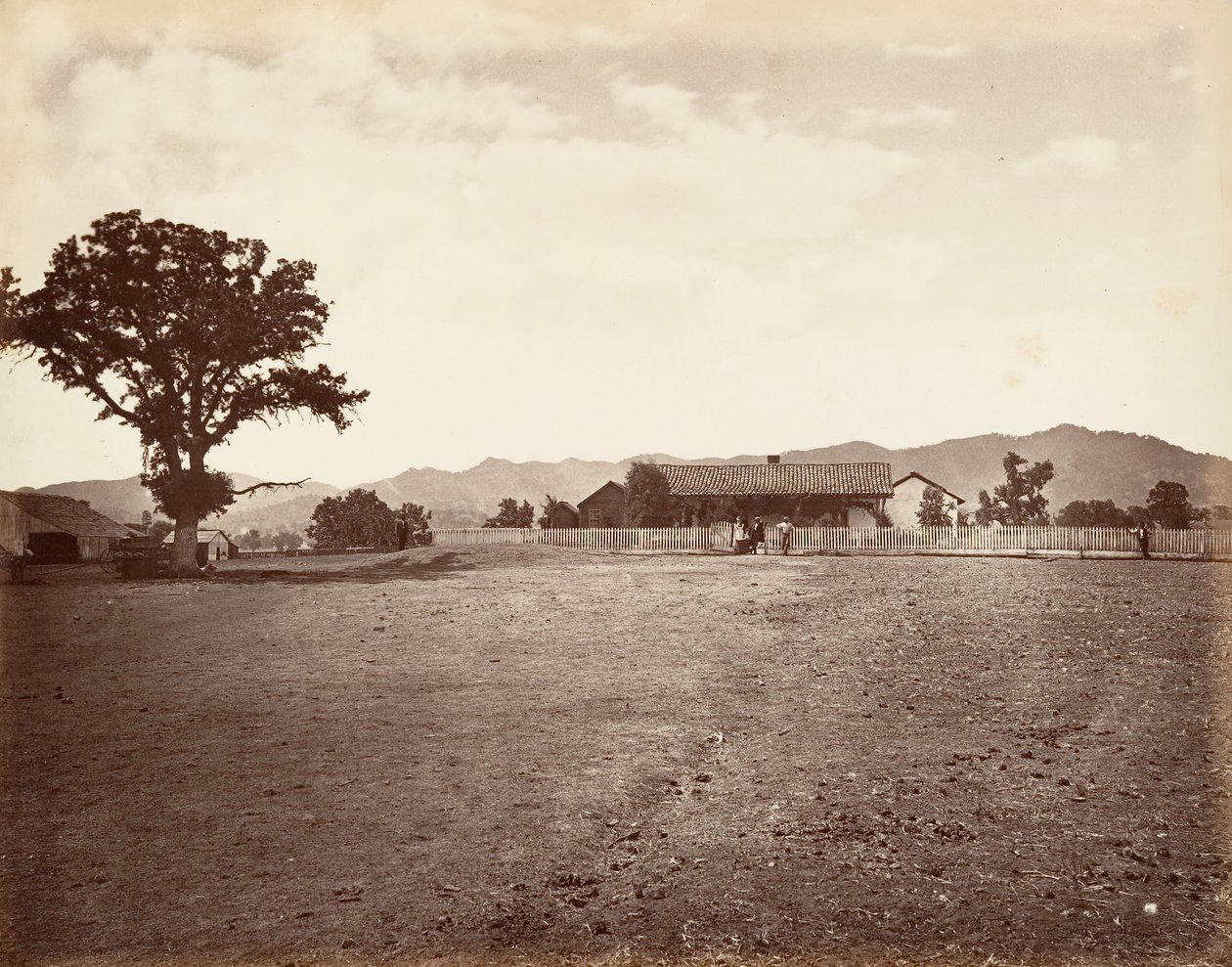 Santa Margarita Ranch, 1876, trykt ca. 1876. av Carleton Emmons Watkins