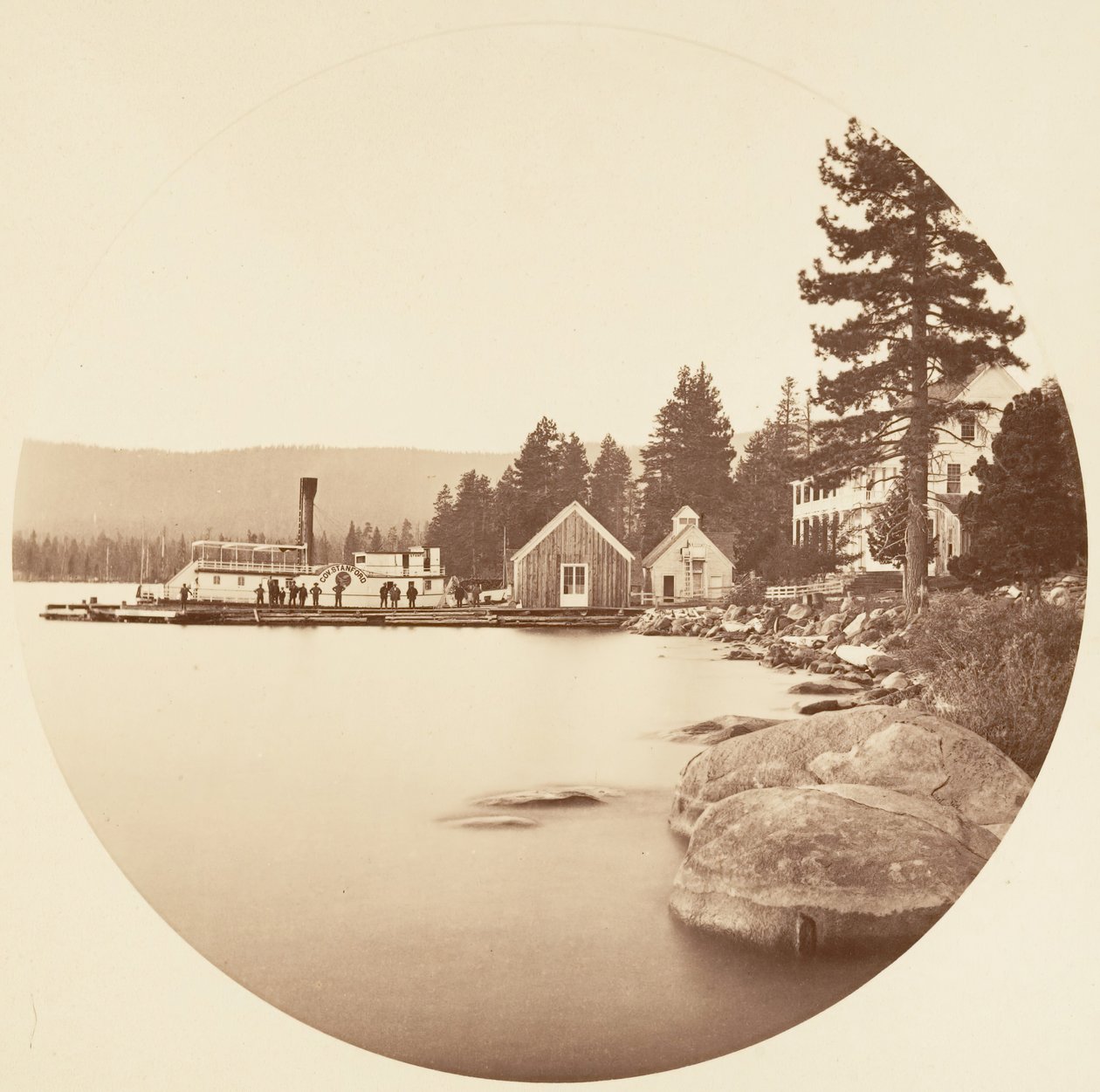 [Yosemite nasjonalpark, California], ca. 1878. av Carleton Emmons Watkins