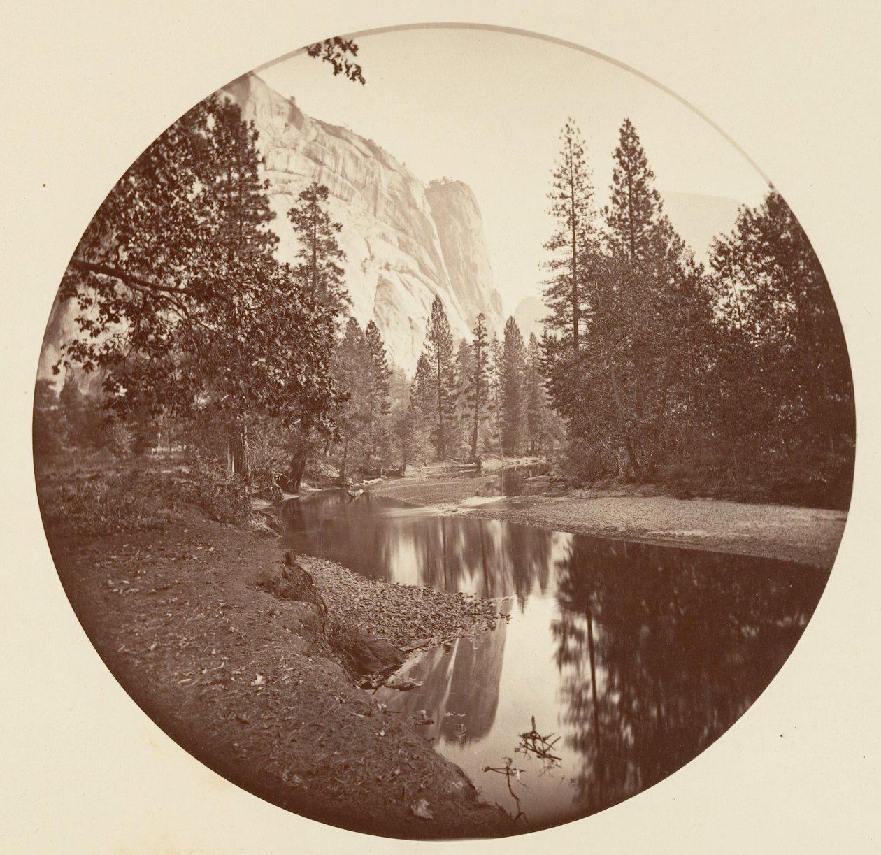 [Yosemite nasjonalpark, California], ca. 1878. av Carleton Emmons Watkins