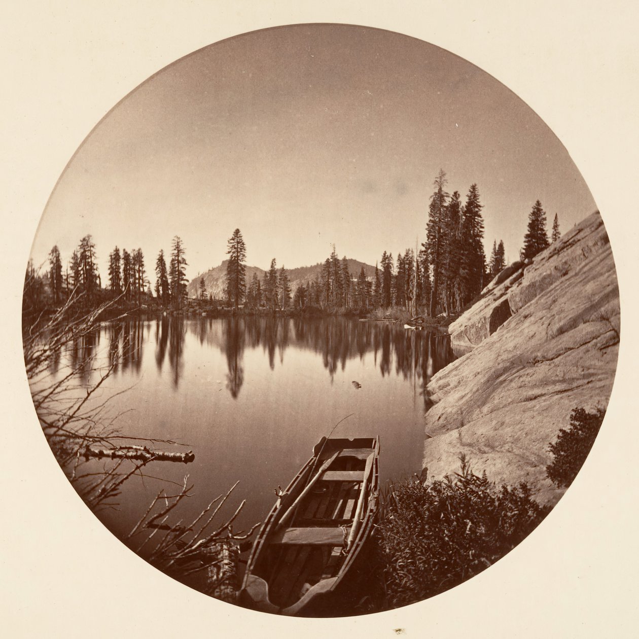 [Yosemite nasjonalpark, California], ca. 1878. av Carleton Emmons Watkins