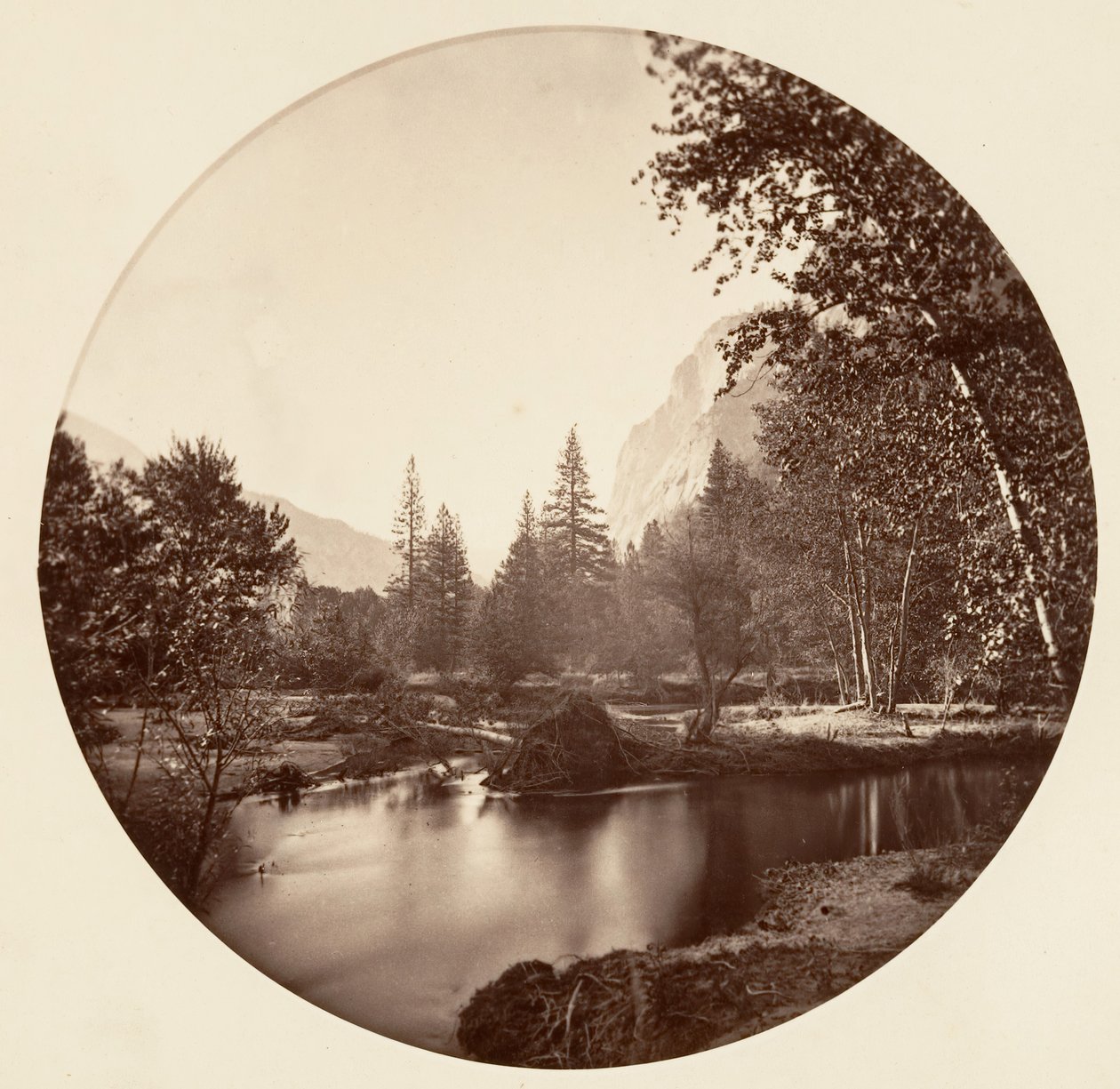 [Yosemite nasjonalpark, California], ca. 1878. av Carleton Emmons Watkins