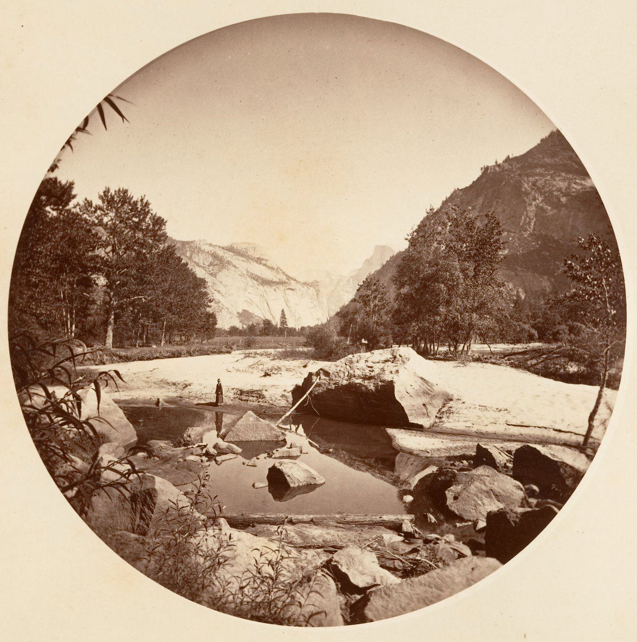 [Yosemite nasjonalpark, California], ca. 1878. av Carleton Emmons Watkins