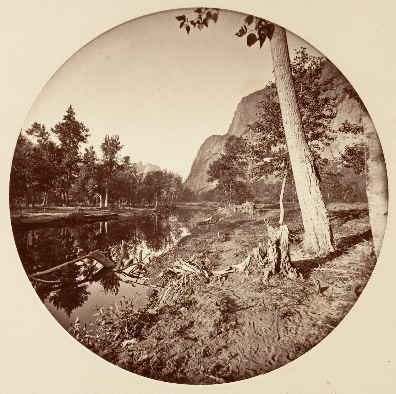 [Yosemite nasjonalpark, California], ca. 1878. av Carleton Emmons Watkins