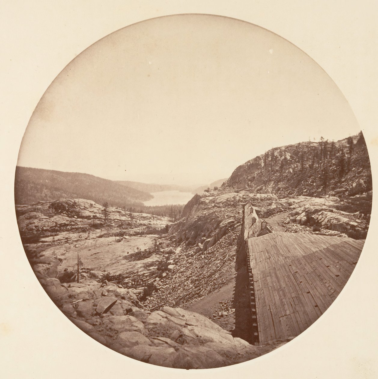 [Yosemite nasjonalpark, California], ca. 1878. av Carleton Emmons Watkins