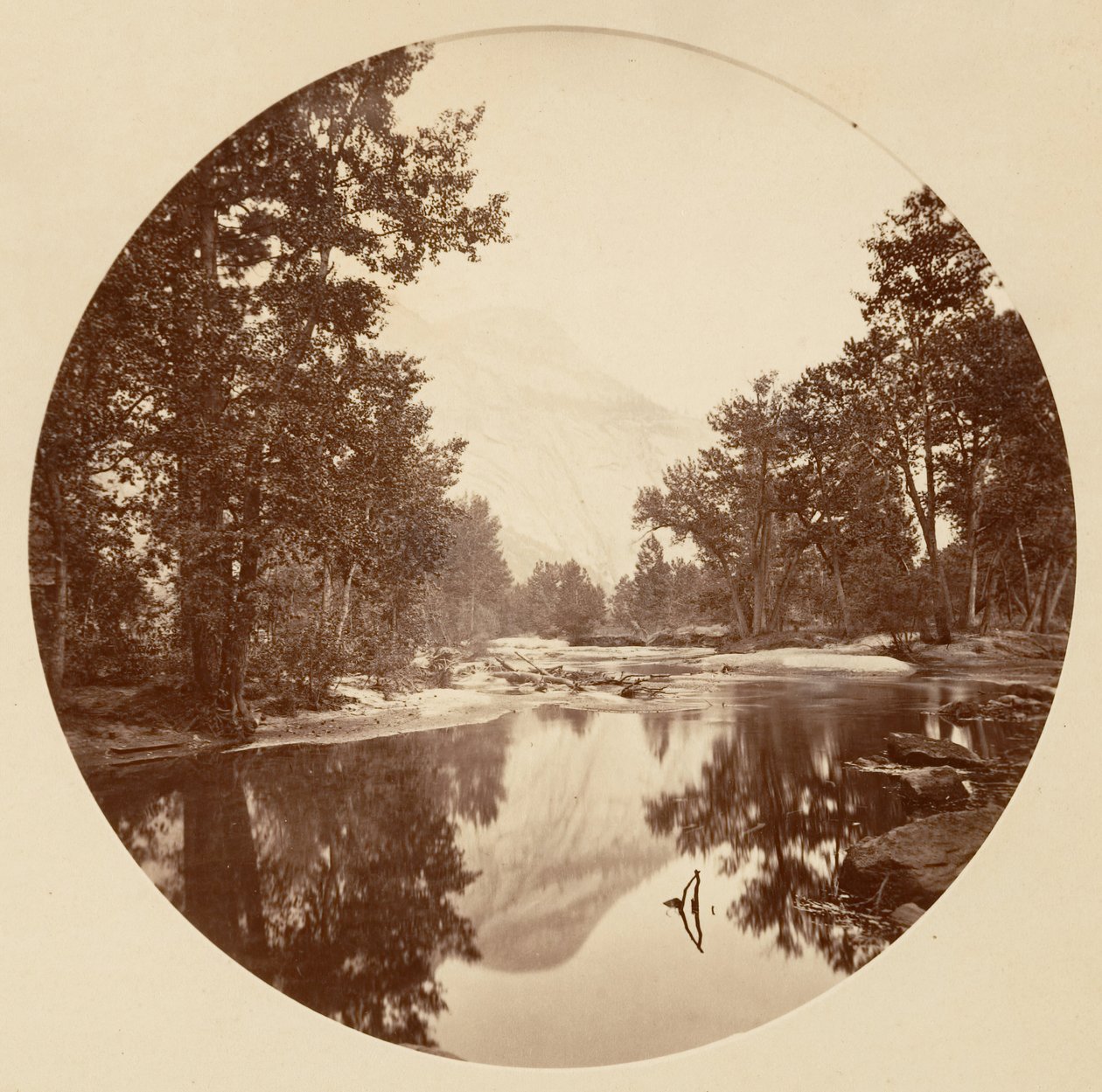 [Yosemite nasjonalpark, California], ca. 1878. av Carleton Emmons Watkins