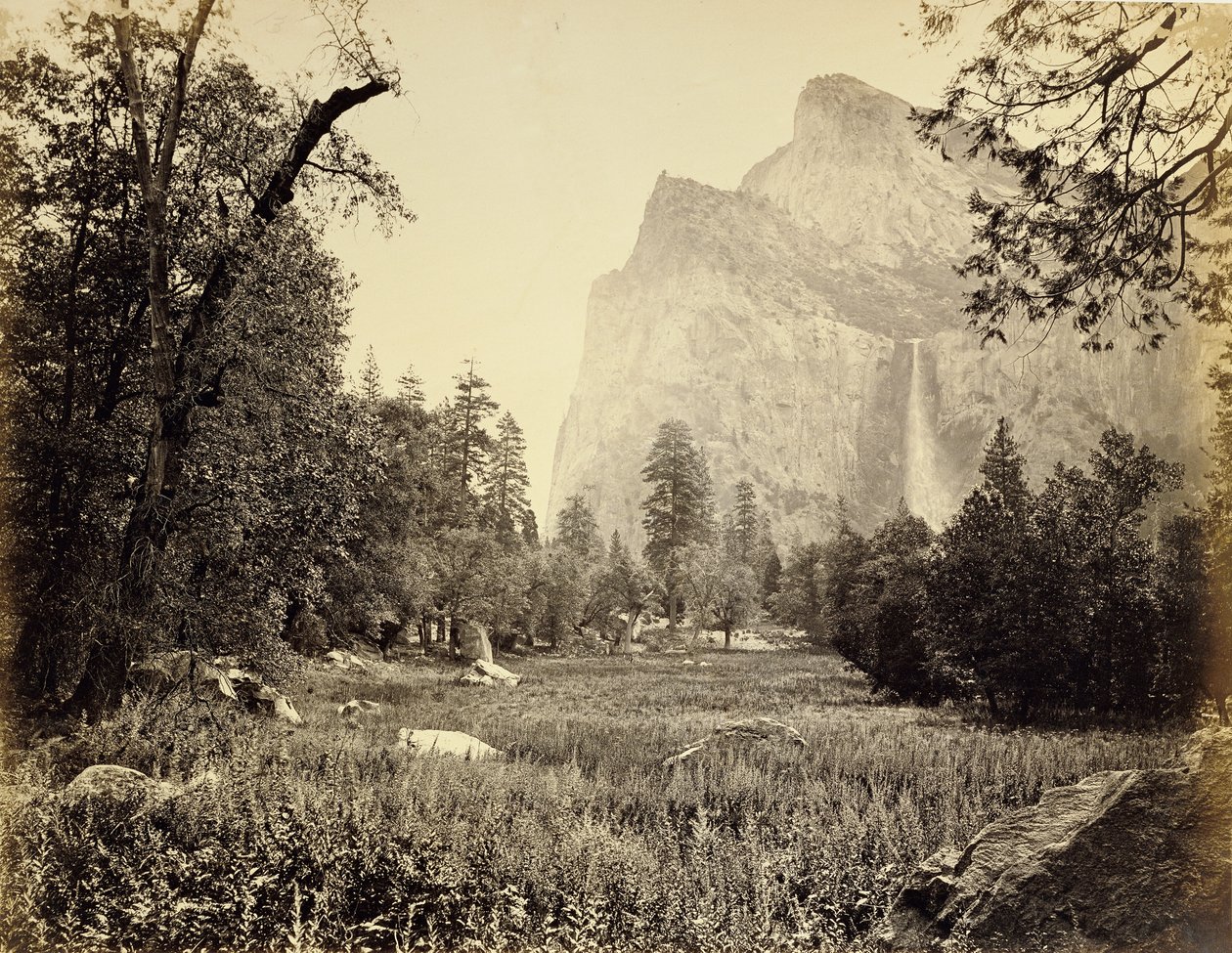 Brudeslør, 900 fot av Carleton Watkins