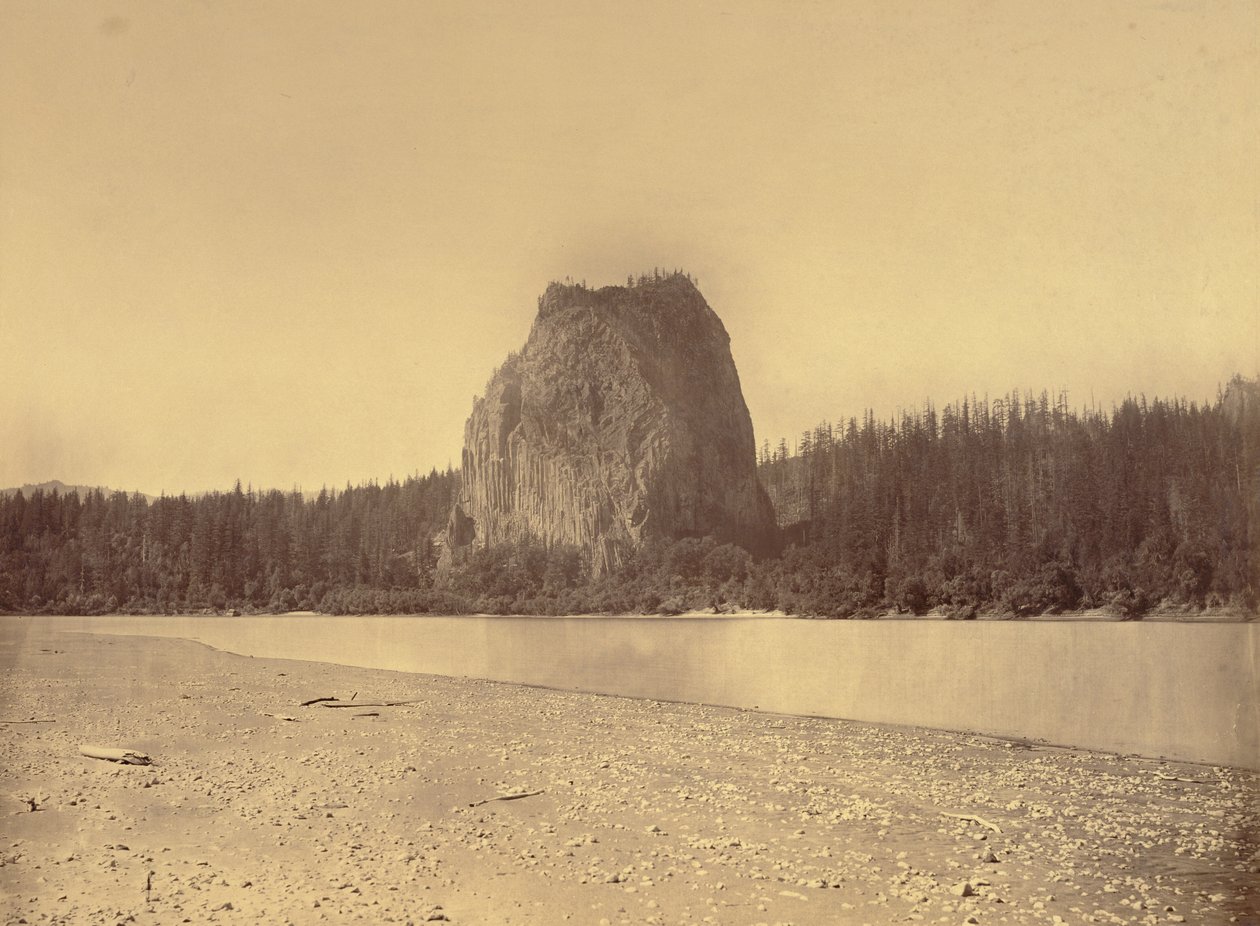 [Castle Rock, Columbiaelven] av Carleton Watkins