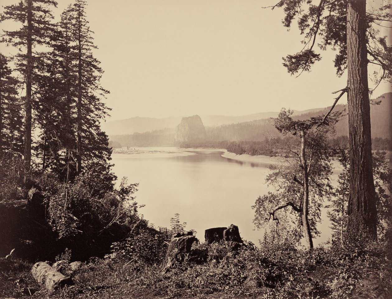 Castle Rock, Columbiaelven av Carleton Watkins