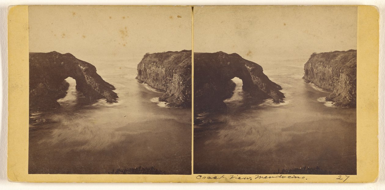 Kystutsikt, Mendocino av Carleton Watkins