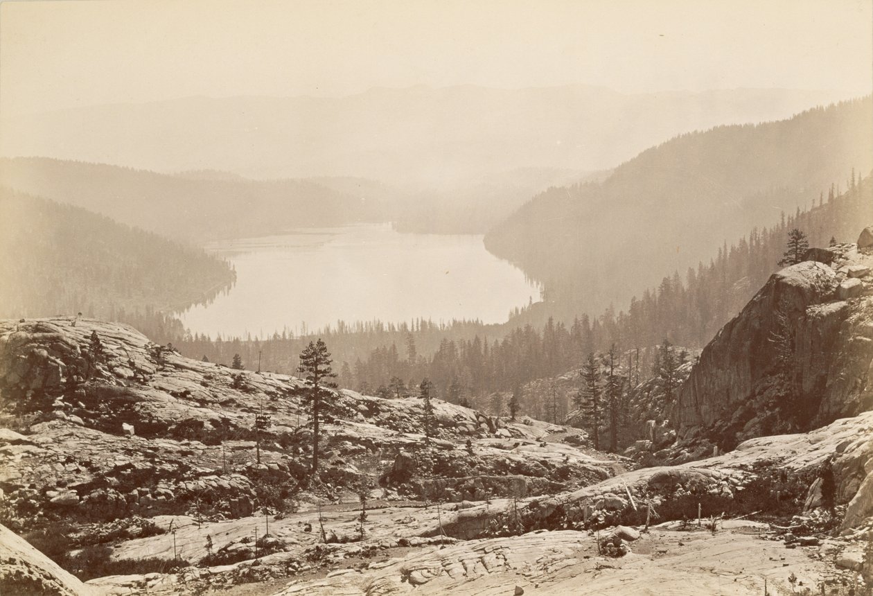 [Donner Lake, California] av Carleton Watkins