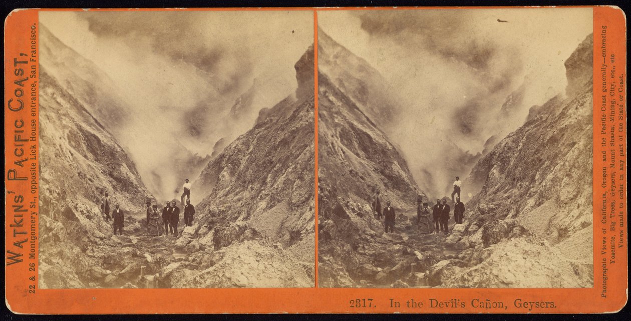 I Djevelens kanon, Geysers av Carleton Watkins