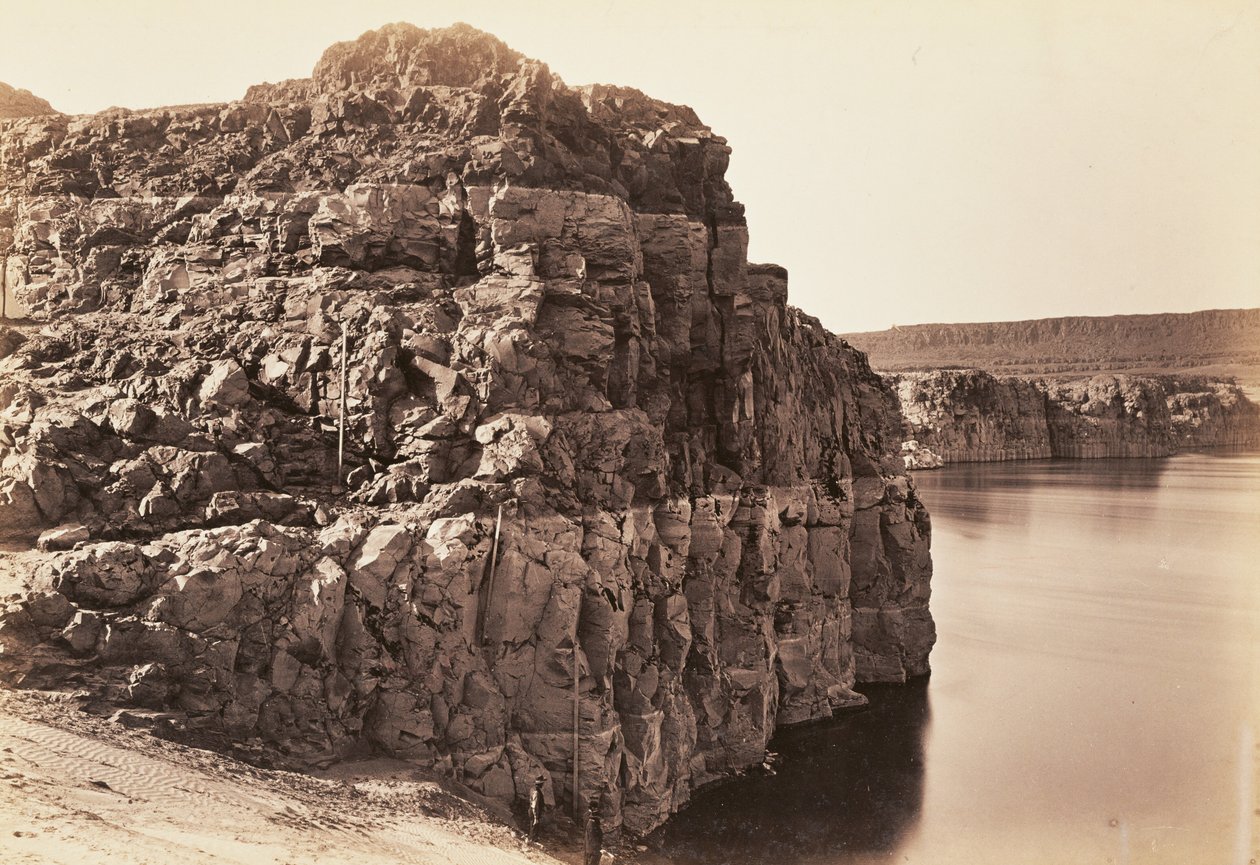 Landskap, Columbia River, Oregon av Carleton Watkins