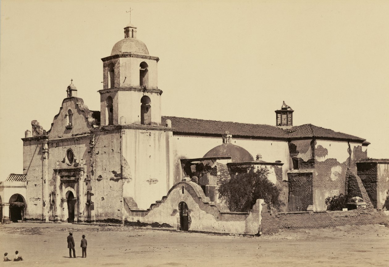 Misjonen San Luis Rey de Francia av Carleton Watkins