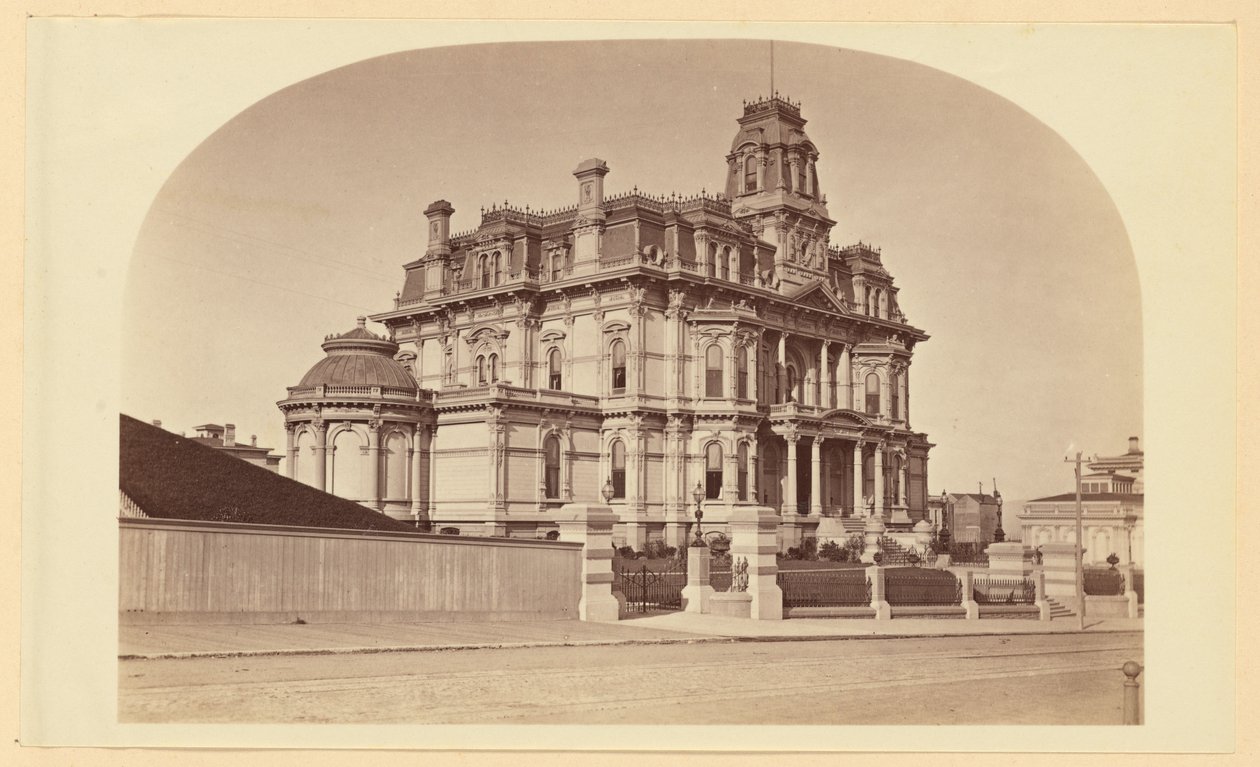 Chas. Crockers residens av Carleton Watkins