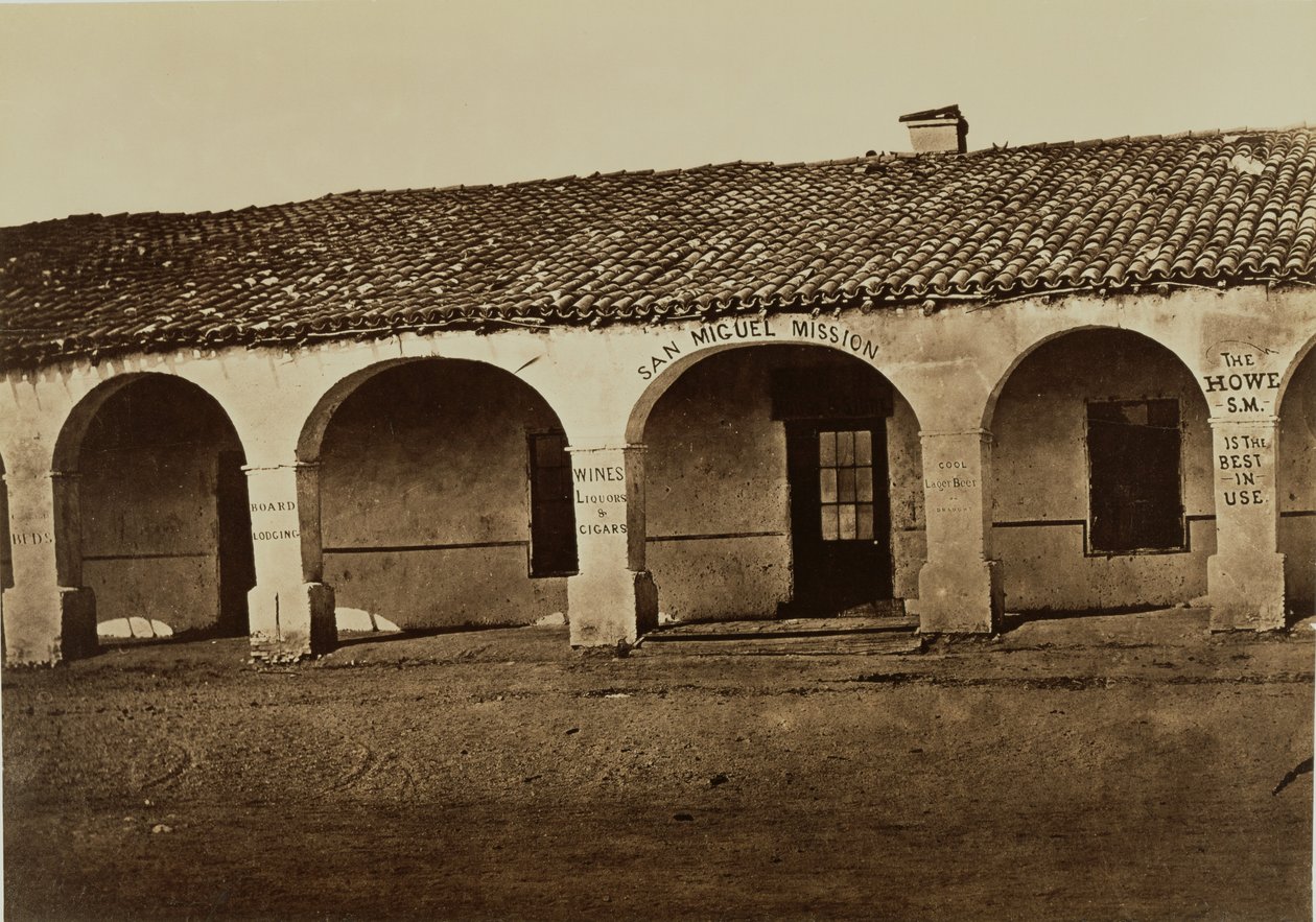San Miguel-misjonen av Carleton Watkins