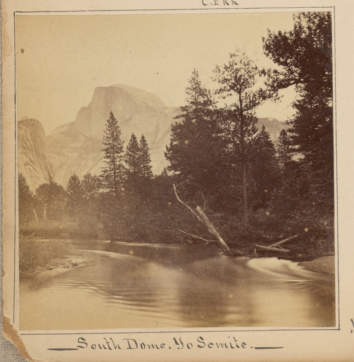 Sørkuppelen, Yosemite av Carleton Watkins