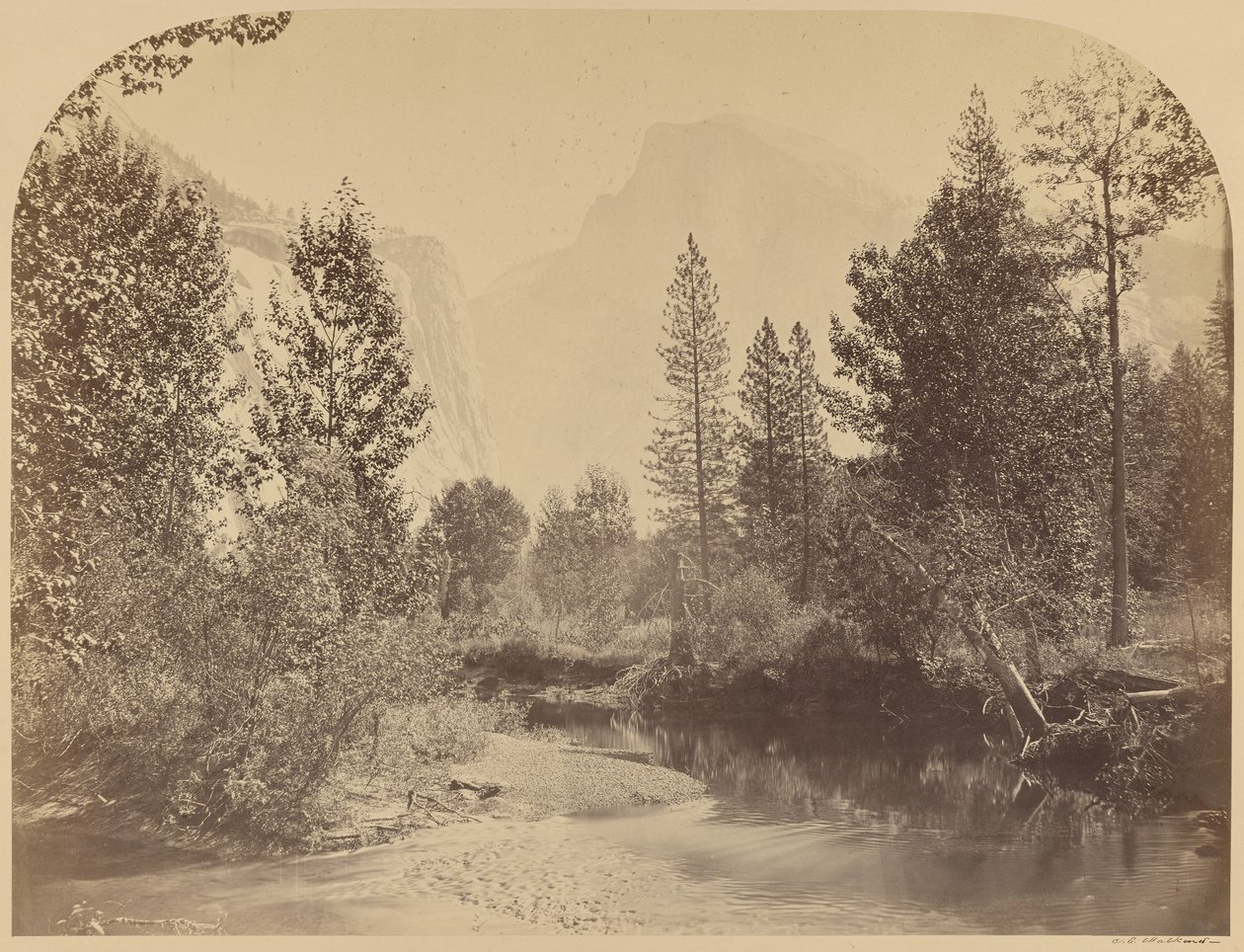 Tasayac - Half Dome - 4967 fot, Yo Semite av Carleton Watkins