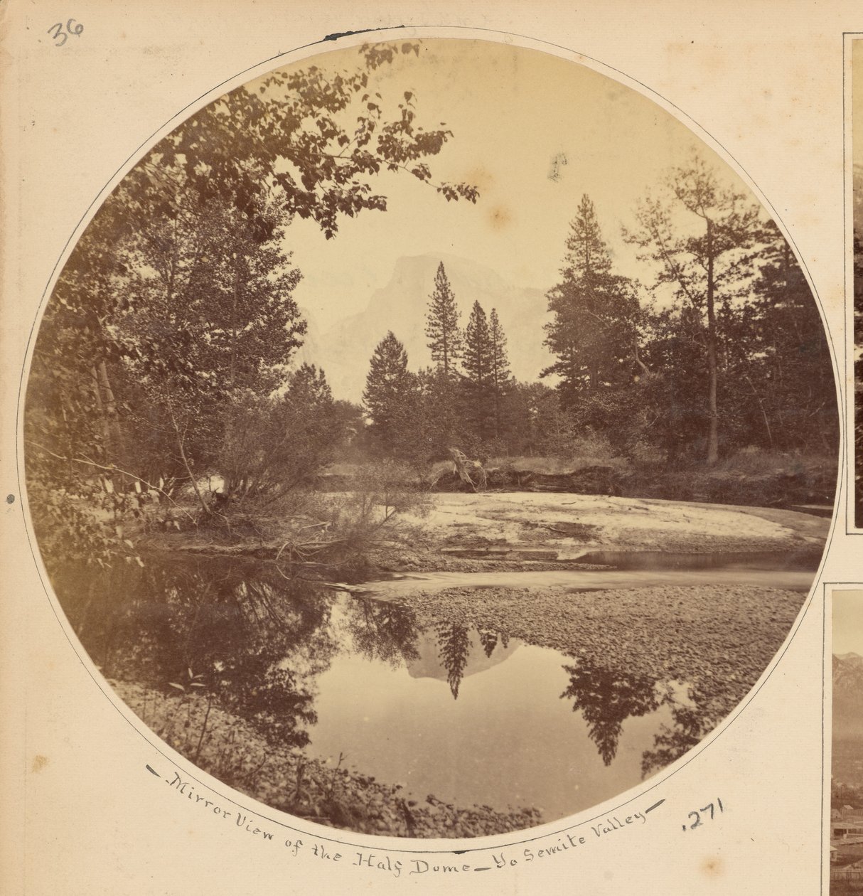 Tasayac, Half Dome, 5 000 fot, Yosemite Valley, Mariposa County, California av Carleton Watkins