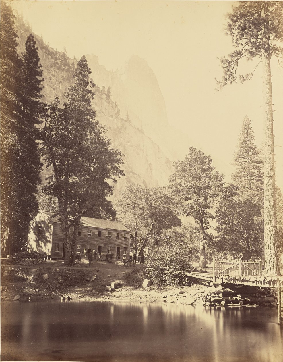 Vakten og hotellet av Carleton Watkins