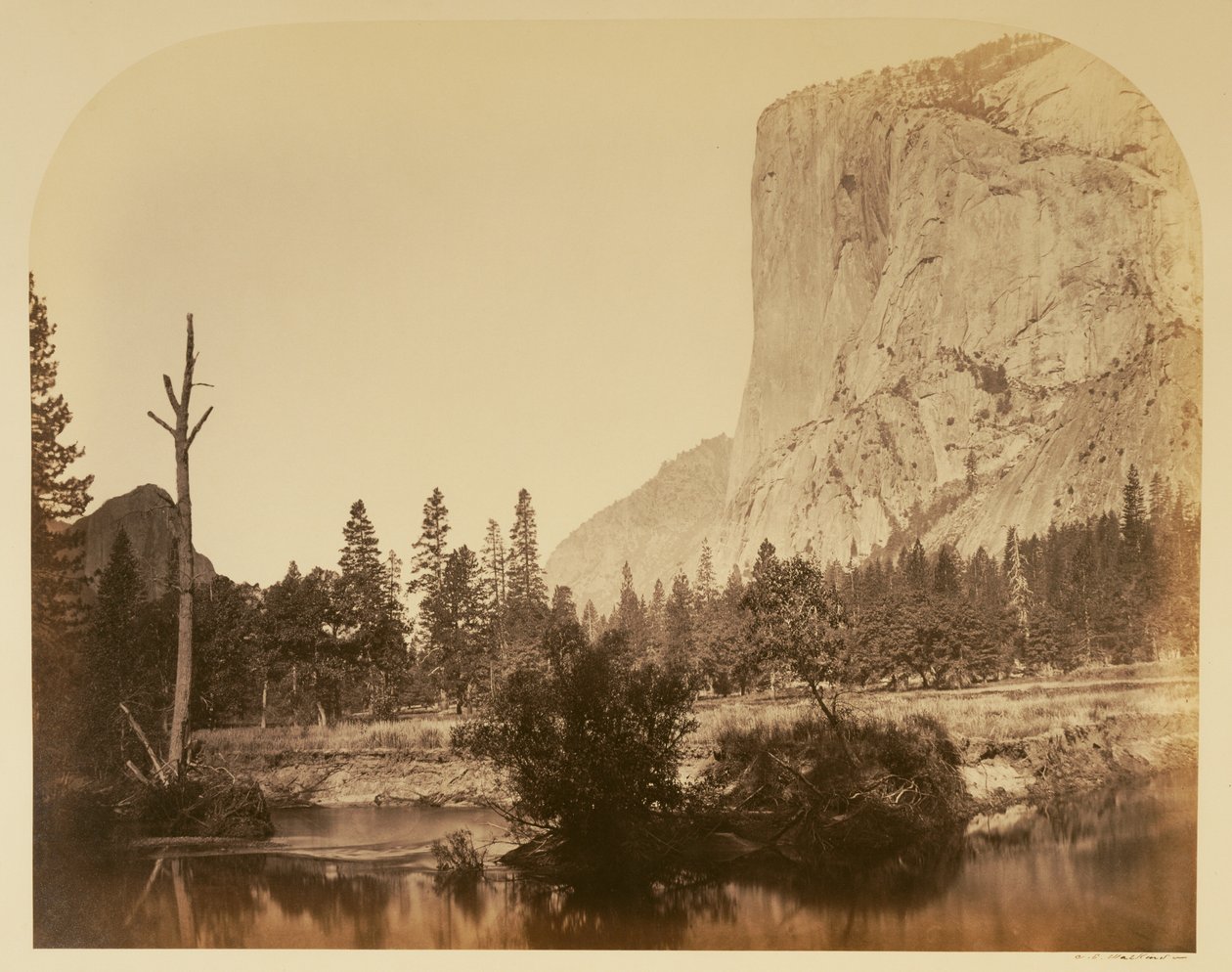 Tutucanula - El Capitan, 3600 fot, Yosemite av Carleton Watkins