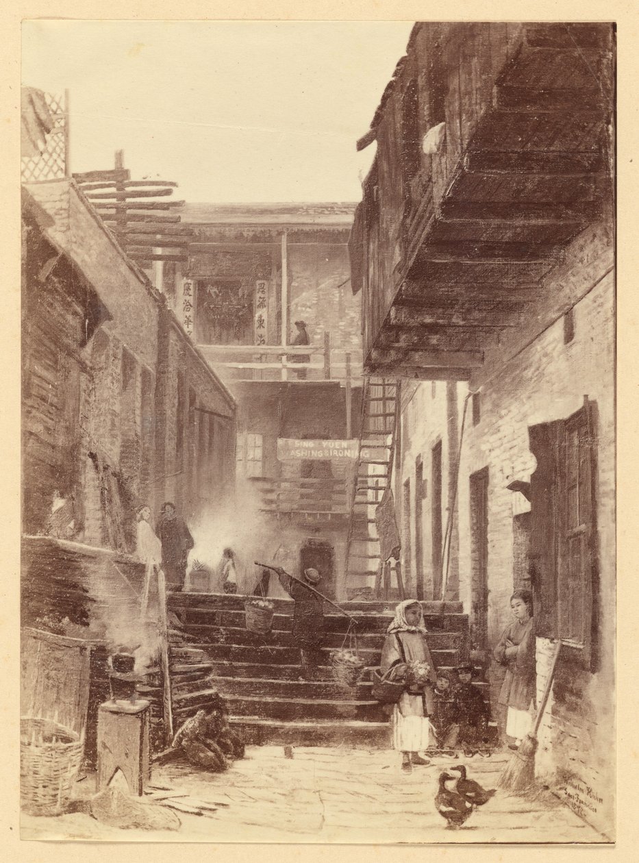 Utsikt i Chinatown, San Francisco av Carleton Watkins