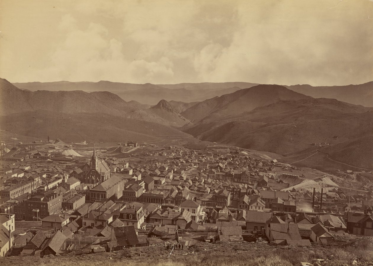 Virginia City, Nevada av Carleton Watkins