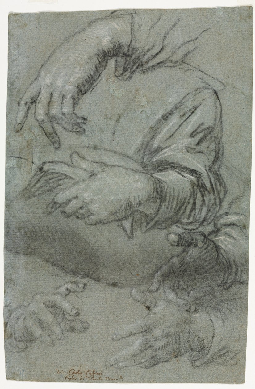Studies of Hands recto, Sketch of a Child
