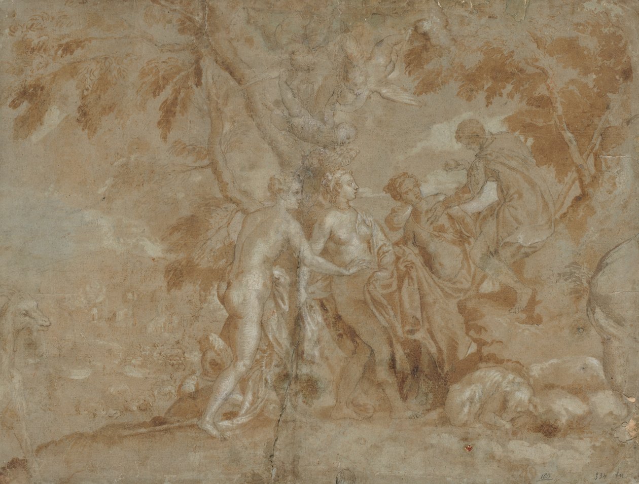 Paris-dommen av Carletto Caliari