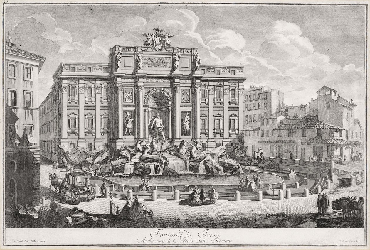 Roma, Trevifontenen av Carlo Antonini