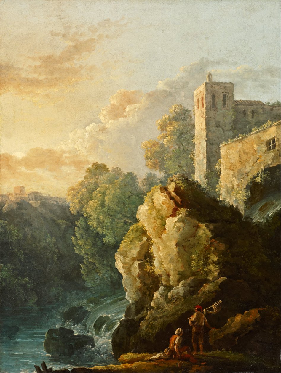 Slott og foss av Carlo Bonavia
