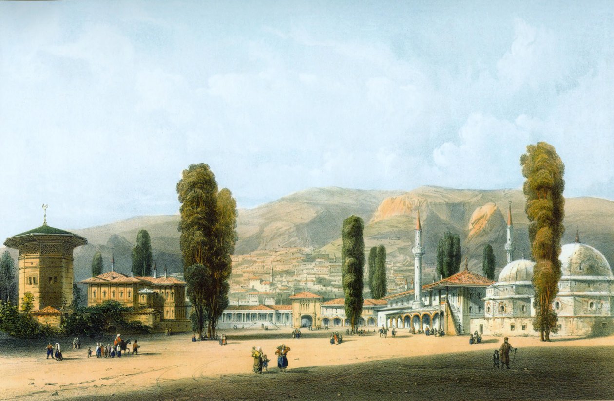 Bakhchisarai. Khans palass av Carlo Bossoli
