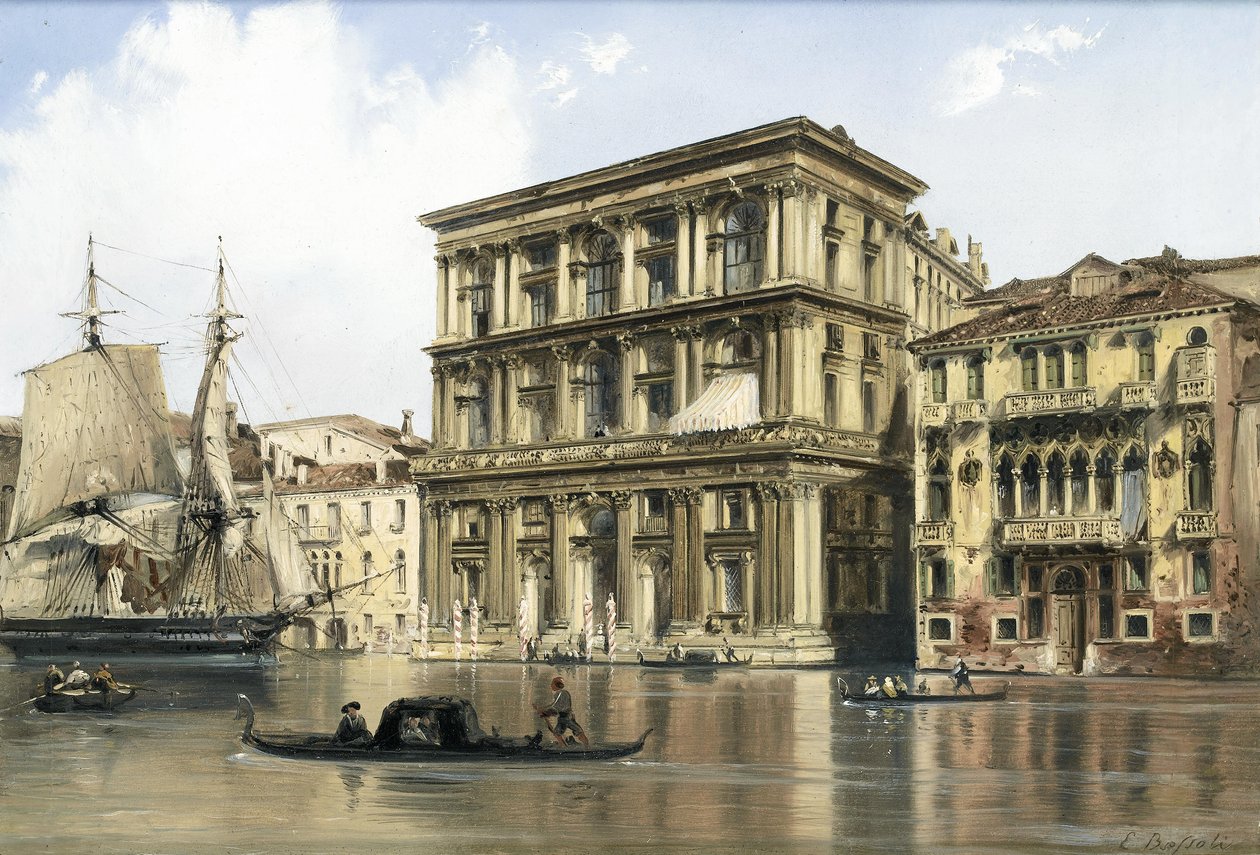 På Canal Grande av Carlo Bossoli