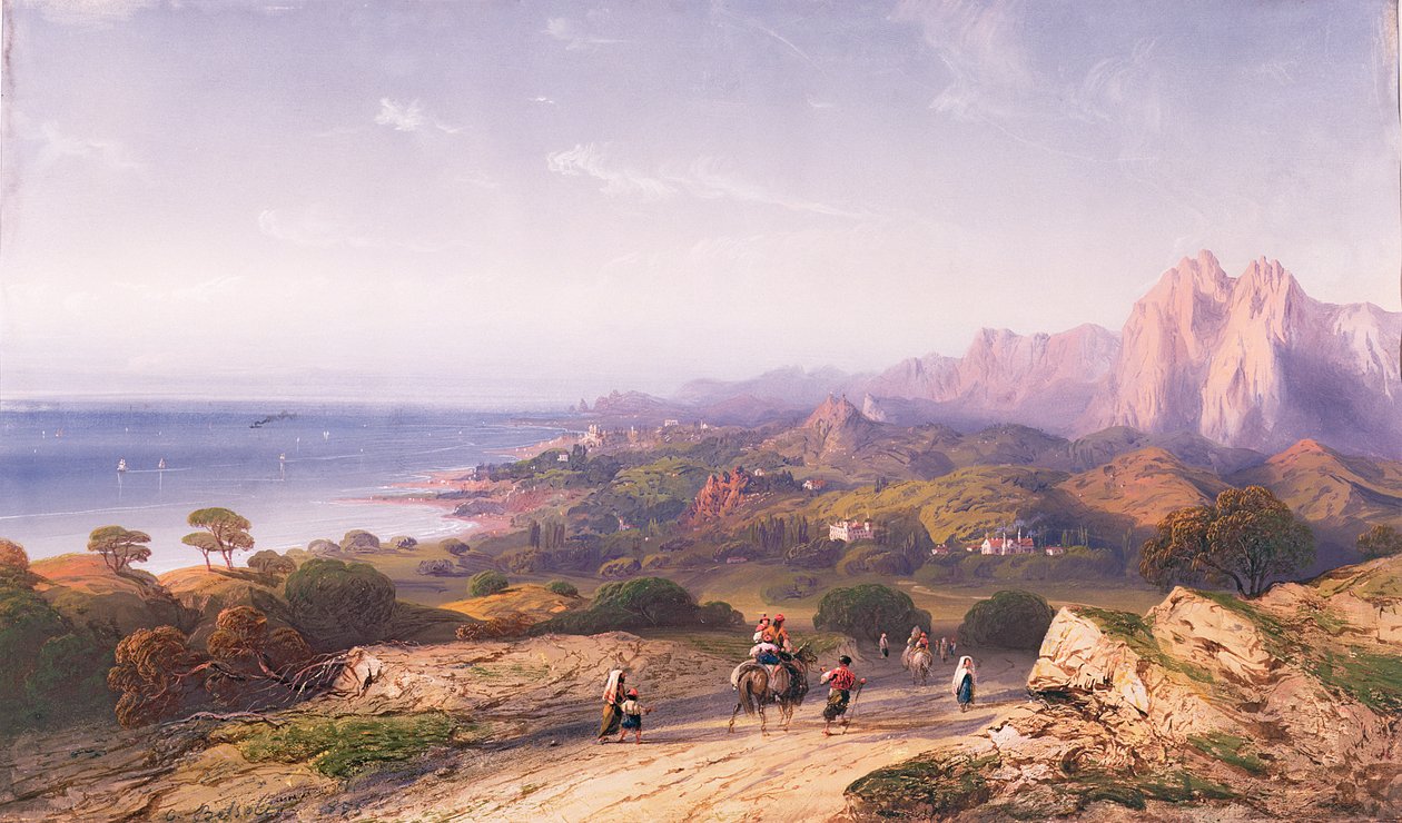 Sørkysten fra nær Cape S. Teodoro av Carlo Bossoli