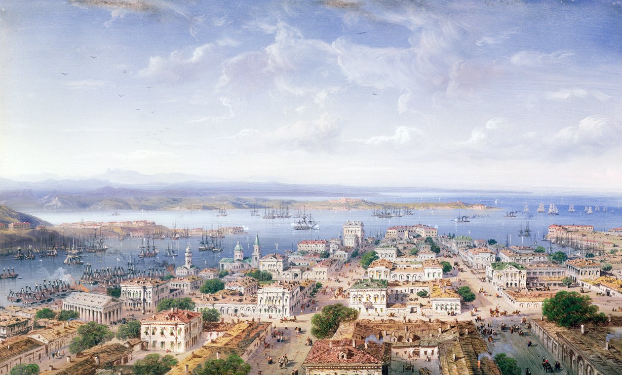 Utsikt over Sebastopol av Carlo Bossoli
