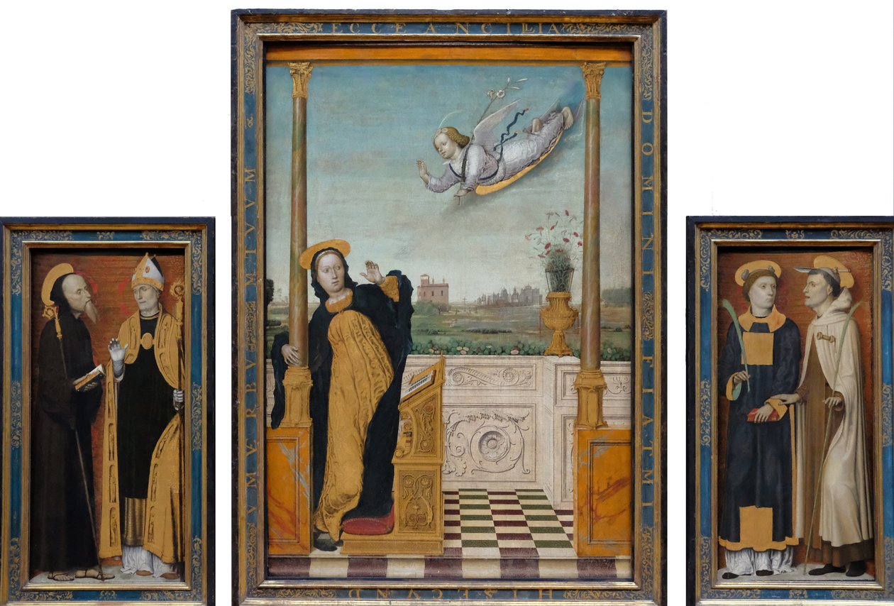 Uttalelse triptyk av Carlo Braccesco