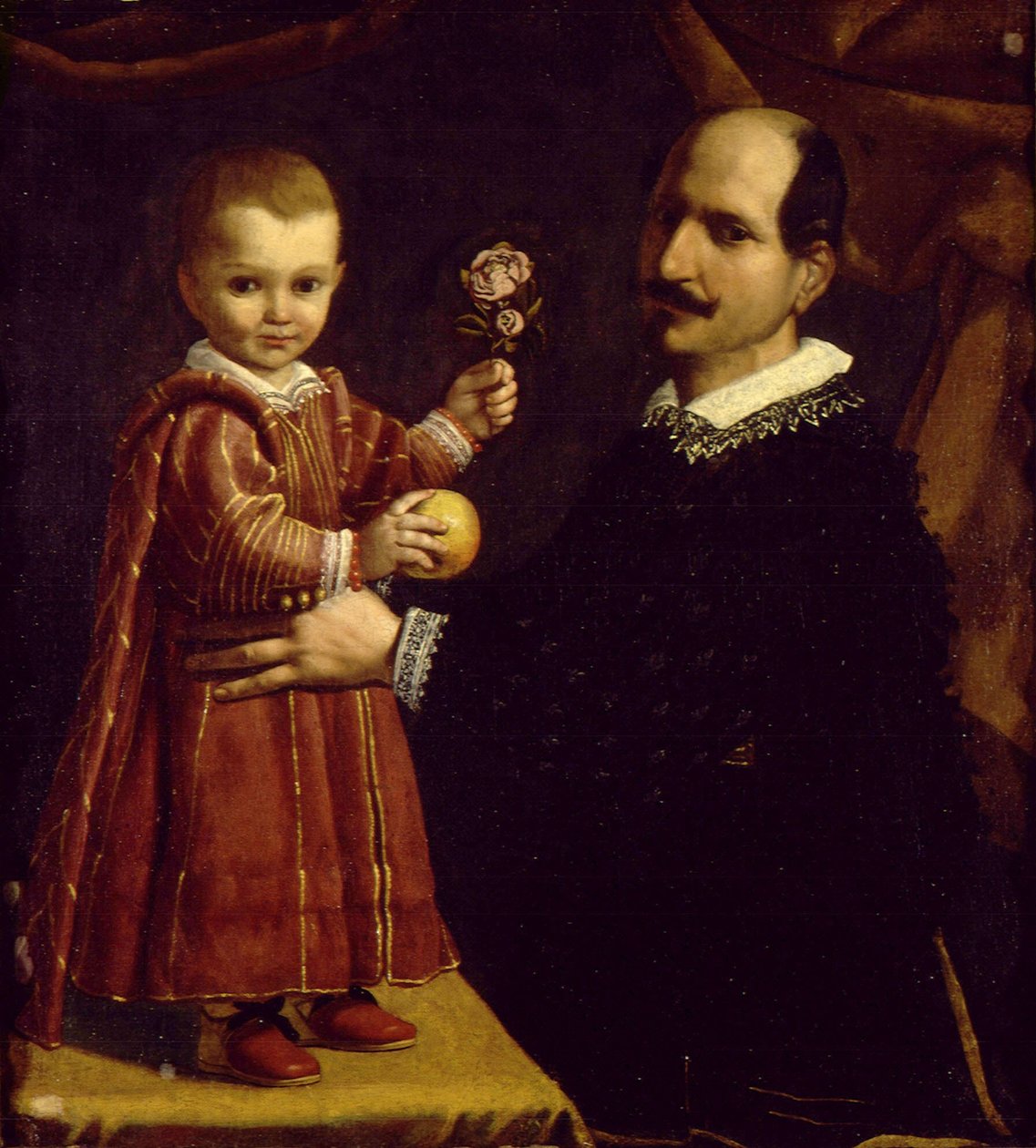 En mann med et barn av Carlo Ceresa