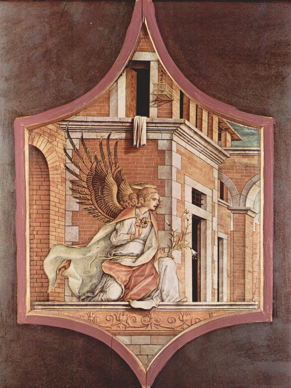 Altertriptyk, venstre vedlegg av Carlo Crivelli