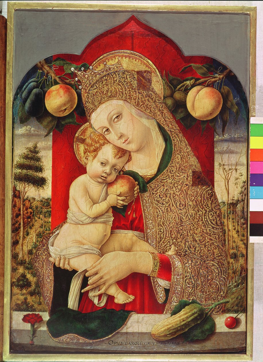 Jomfru og barn av Carlo Crivelli
