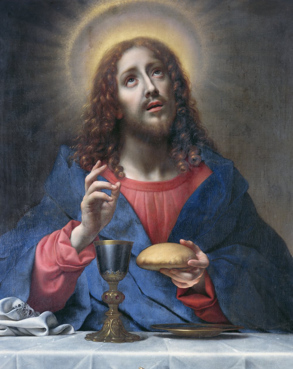 Kristus velsigner brød av Carlo Dolci