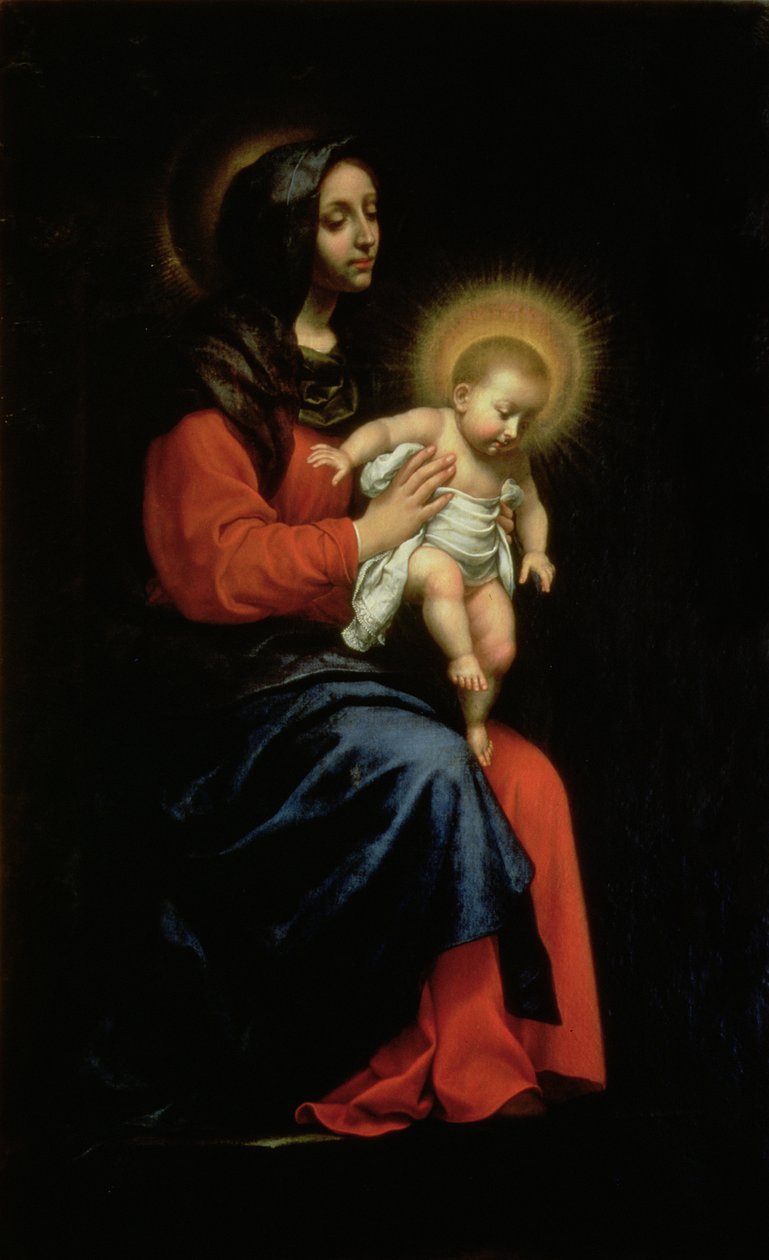 Madonna og barn av Carlo Dolci