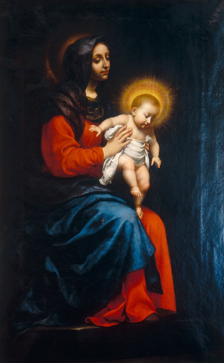 Madonna med barn av Carlo Dolci