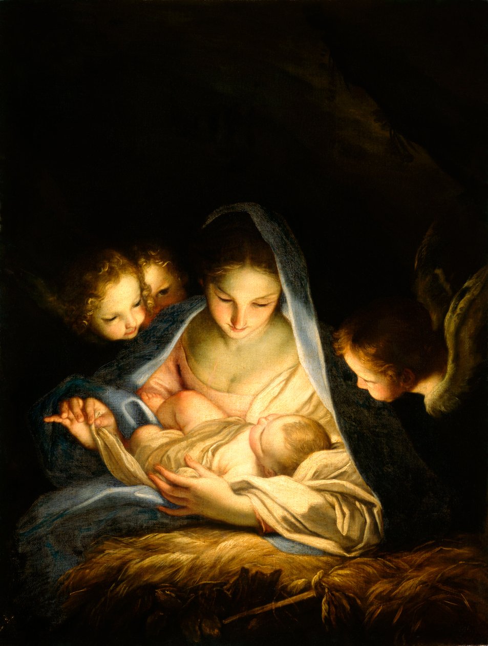 Den hellige natt (The Nativity) av Carlo Maratta