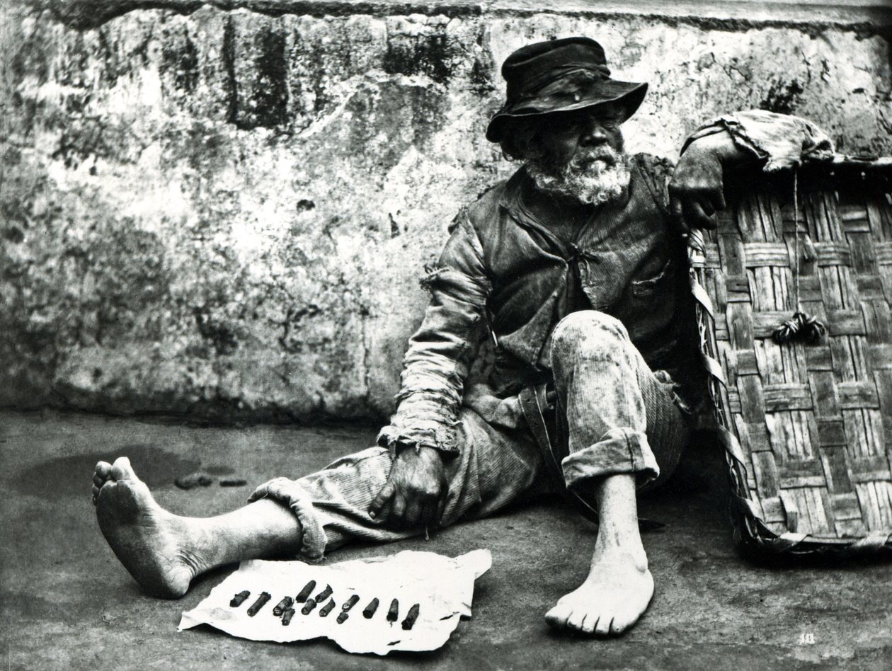 Sigarsluttselger, ca 1865 av Carlo Naya