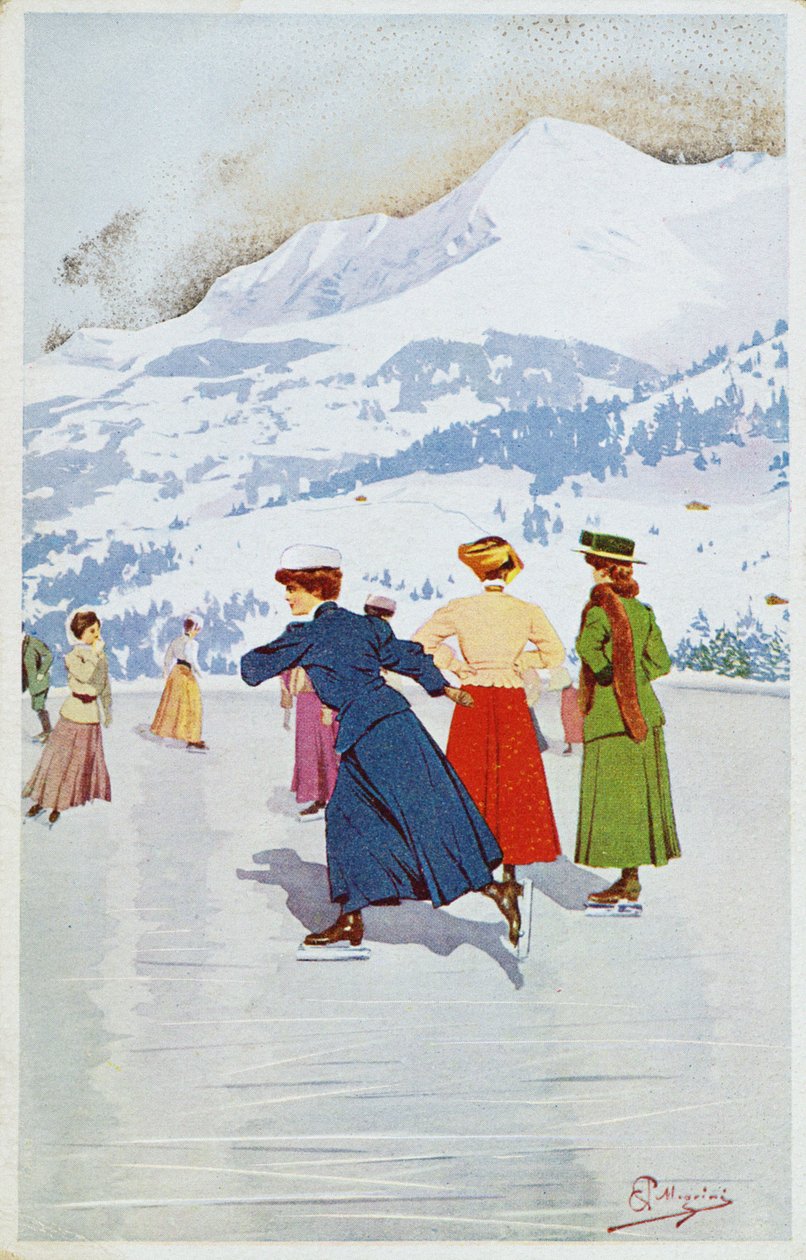 Skøytebane i Montana av Carlo Pellegrini