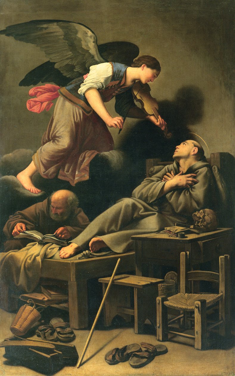 Ekstasen til St. Frans av Carlo Saraceni