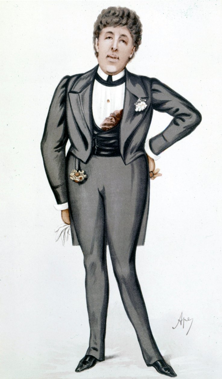 Tegneserie av Oscar Wilde (1854 - 1900) av Carlo Pellegrini (1839 - 1889) - i "" Vanity Fair"" 24. mai av Carlo Pellegrini