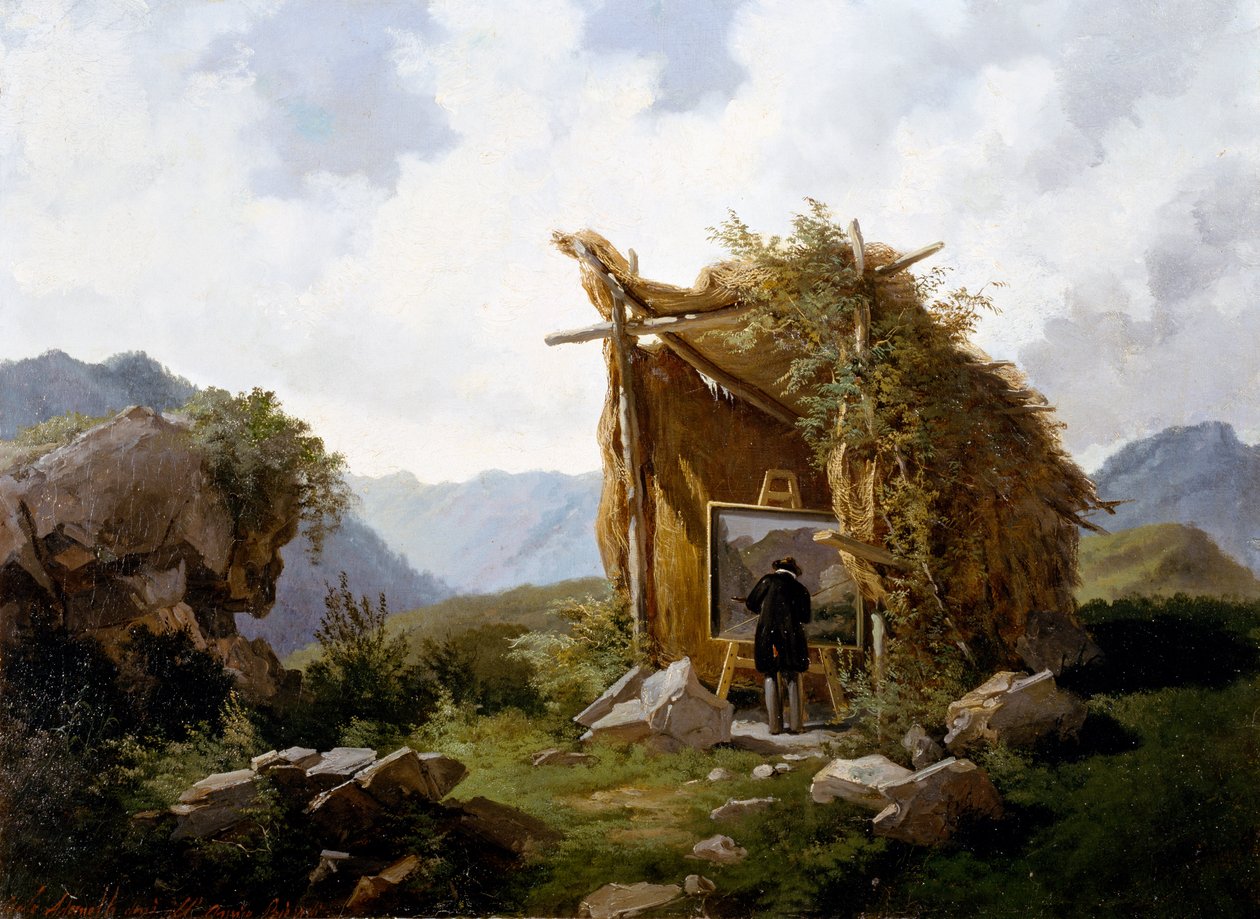 Kunstnere på landsbygda av Carlo Ademollo