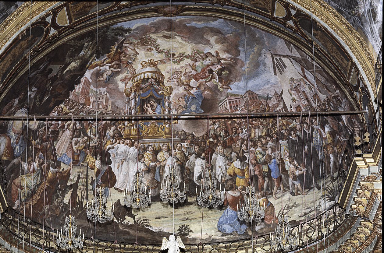 Oversettelse av det hellige bildet av Madonna dell